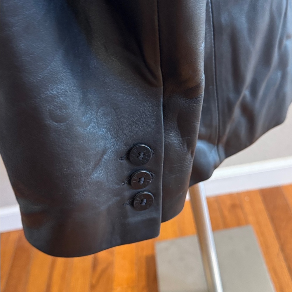 Ted Baker London‎ Blue Leather Jacket - Picture 5 of 9